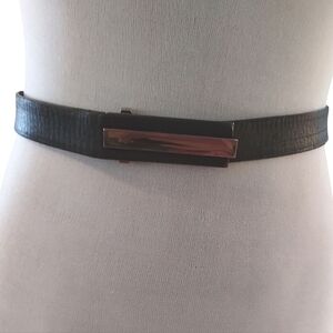 Salvatore Ferragamo Vintage Women's Black Leather Belt Size S